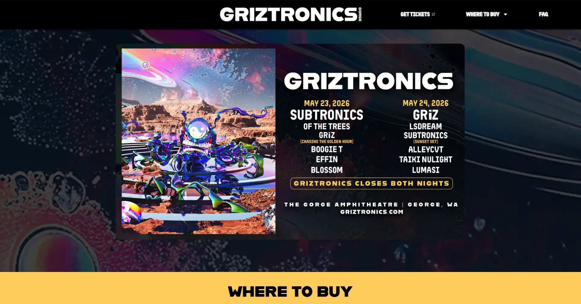 Griztronics.com website project hero image